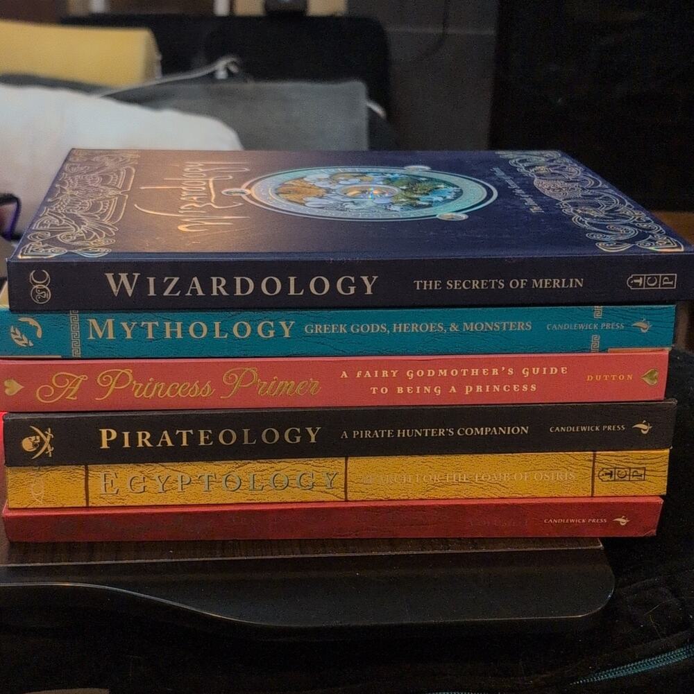 Set of -ology books for children, Wizardology, Dragonology, Pirateology, Egypt